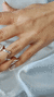 Anillo plata y oro - Rowina 