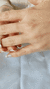 Anillo de plata y oro - Rowina 
