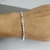 Pulseras plata y oro