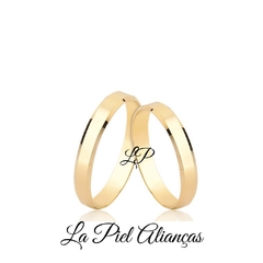 Aliança de Ouro 18k LPO1