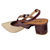 Scarpin Sapato Iara Couto Bico Fino Verniz Salto Grosso Nude - Iara Couto | Sapatilhas Femininas, Sandálias e Scarpins.