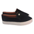 Imagem do Slip On Feminino Preto Confortável Luxo Iara Couto