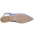 Sapatilha Feminina Slingback Confort Azul Iara Couto