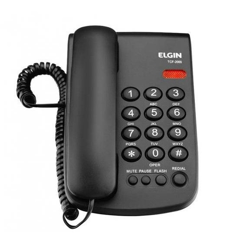 Telefone Com Fio Elgin Tcf 2000