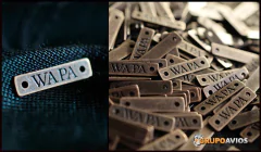 chapita con logo - Medida 25 x 6 mm x 1000 unidades - GRUPO AVIOS