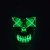 Máscara Calavera Gold LED - comprar online