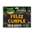 Globos "Feliz Cumple" 14" Dorado - comprar online