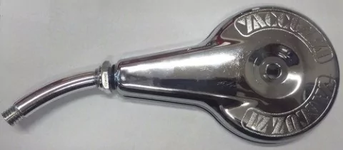 Taza Plástica Cubre Rotor Cromada Con Codo Yaccuzzi