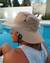 SOMBRERO AUSTRALIANO - ALA GRANDE - Floreado Rosa - ELITE FITTEST STORE