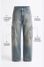 Jeans Cargo Lavado Matizado Oversize en internet