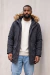Parka de Gabardina Capucha Desmontable