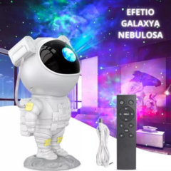 Luminaria Projetor De Luz Astronauta Galaxy Light Estrelas - BRINQUEDOS E UTILIDADES 