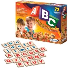 ABC 72 PEÇAS MAIÚSCULAS E MINÚSCULAS