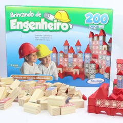 Brincando De Engenheiro - 200 Peças
