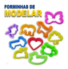 200 Forminhas De Massinha De Modelar Molde Cortador na internet