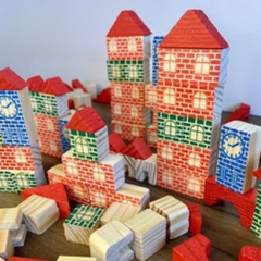 Blocos De Montar Brincando De Engenheiro 200 Peças - BRINQUEDOS E UTILIDADES 