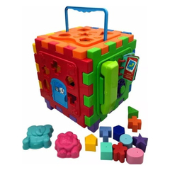 Brinquedo Educativo Cubo Didático Grande 29x29 Cm - comprar online