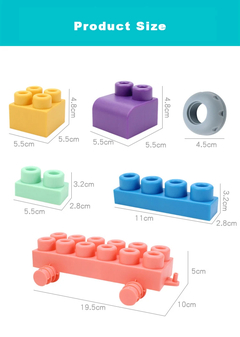 Blocos para Montar Fofo Blocos De Vinil