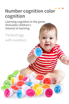 Ovo De Encaixe Brinquedo Sensorial Educativo Montessori Cor E Formas - BRINQUEDOS E UTILIDADES 