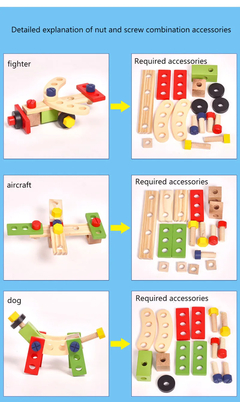 Caixa de Ferramentas Brinquedos Educativos Montessori De Pinus na internet
