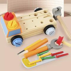 Kit De Ferramenta Infantil em Madeira de Pinus na internet