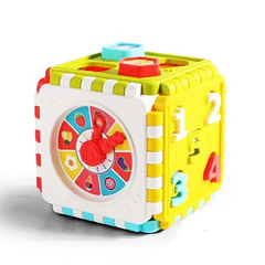 Cubo De Encaixe Brinquedo Infantil Didático Baby Educativo - comprar online