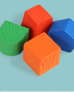 Cubo Didatico Em Madeira Formas Geometricas - comprar online