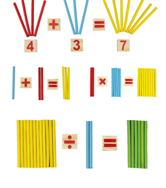 Blocos de Madeira Jogo de Matematica - loja online