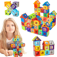 Blocos De Montar e Construção De Casa - BRINQUEDOS E UTILIDADES 