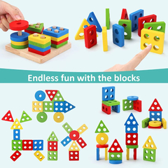 Brinquedos Montessori para Bebês, Jogos de Desenvolvimento, Quebra-cabeça para - comprar online