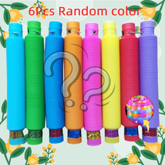 Poptube Com Led Tubo Fidget Tube Toys Folding Pop It Anti Estresse Iluminação na internet