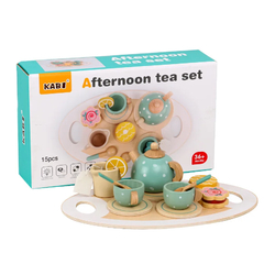 Conjunto De Chá Infantil De Madeira