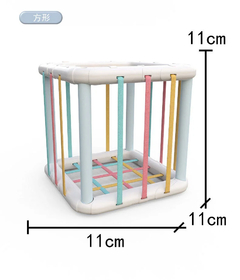 Blocos de Forma Colorida Jogo Baby Montessori Aprendizagem - comprar online