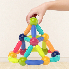 Blocos de Construção Magnéticos Montessori Educativo - BRINQUEDOS E UTILIDADES 