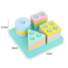 Prancha De Seleção Colorida Montessori Brinquedos - loja online