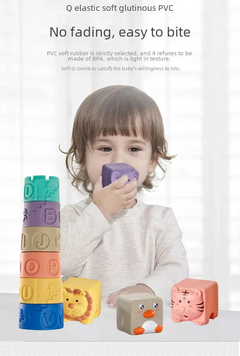 Blocos de Vinil Cubinhos Educativo - comprar online