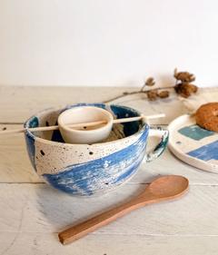 Taza De Té Con Infusor Pinceladas - comprar online