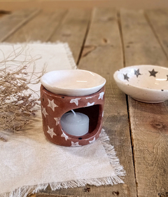 Hornito para aceites esenciales estrellas