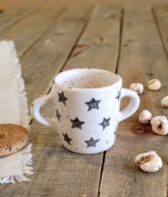 MATE dos asas - estrellas negro - comprar online