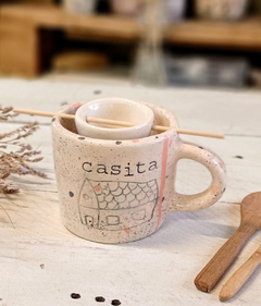 Taza Infusora recta casita