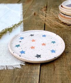 Plato mediano modelo recto estrellas - comprar online