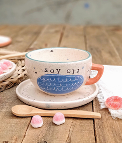Taza ancha mediana soy ola en internet