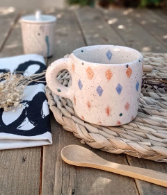 Taza Recta Mediana. rombos en internet