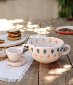 Taza De Té Con Infusor diamantes