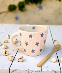 Taza cónica 300 ml. estrellas azules en internet