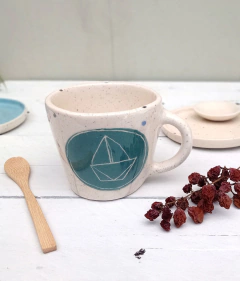 Taza cónica 300 ml. barquito