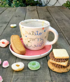 Taza cónica. 300 ml. ratito