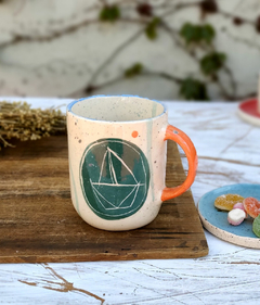 Taza alta 380 ml. barquito