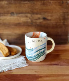 Taza alta 380 ml. mi mar
