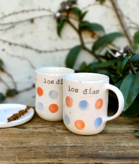 Set de 2 Tazas altas 380 ml. LOS DÍAS